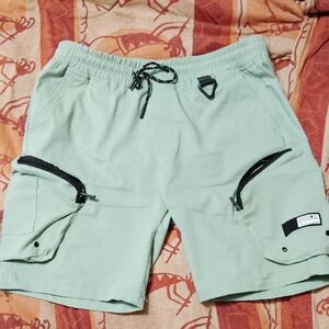 Mint Green Athletic Shorts.